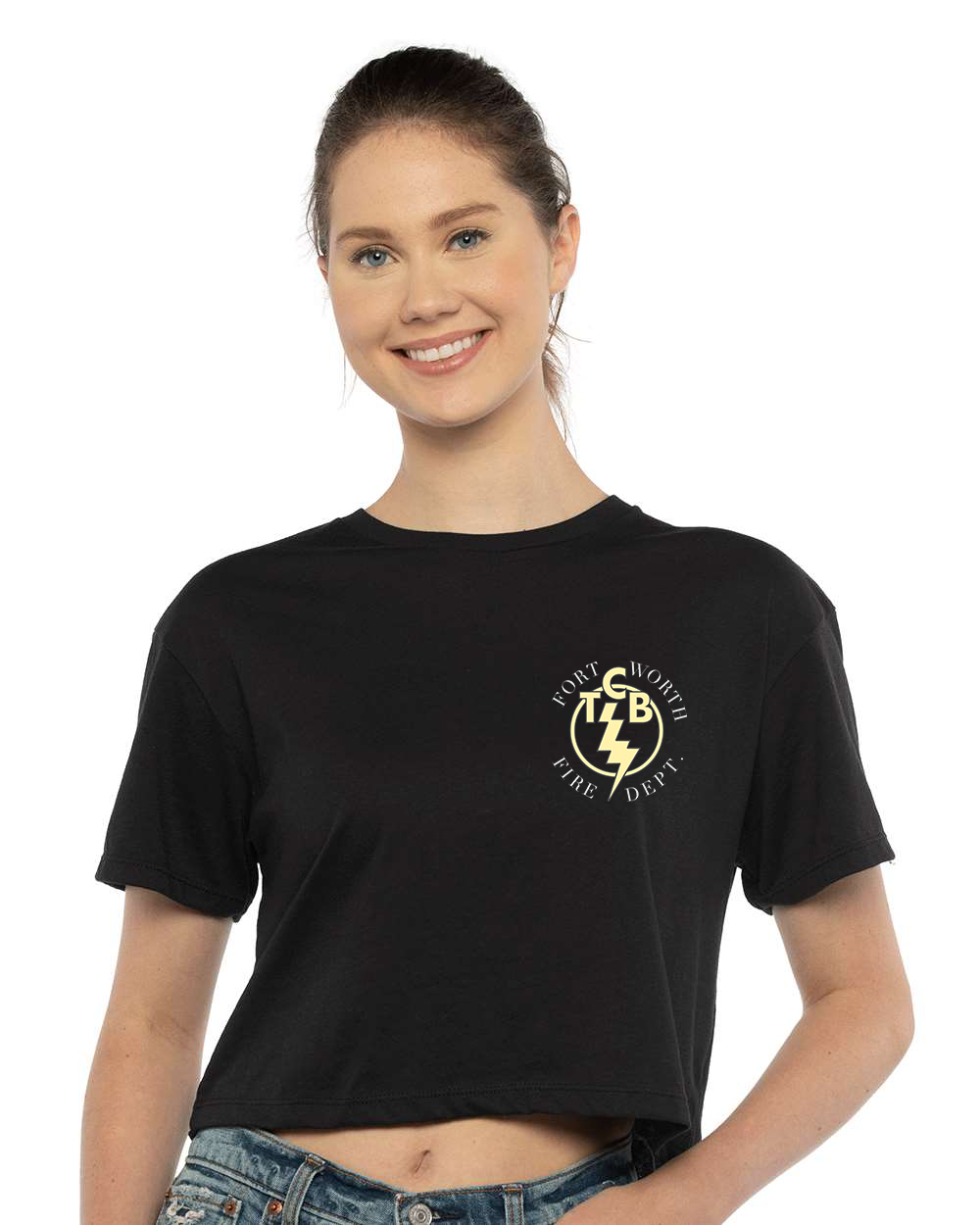 FWFD Firehouse Women's Ideal Crop Top Tee