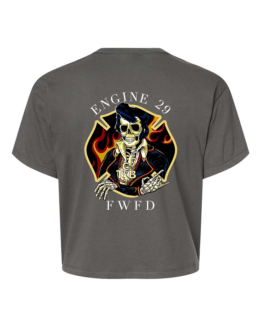 FWFD Firehouse Women's Ideal Crop Top Tee