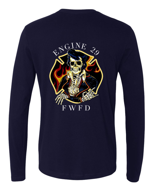 FWFD Firehouse Tri-Blend Long Sleeve Tee