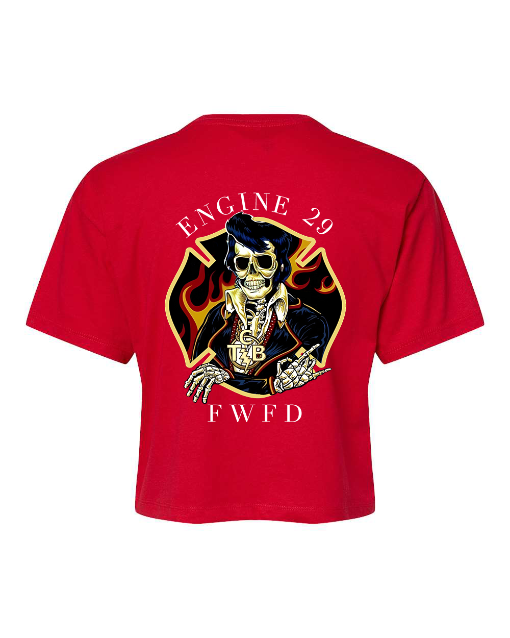 FWFD Firehouse Women's Ideal Crop Top Tee